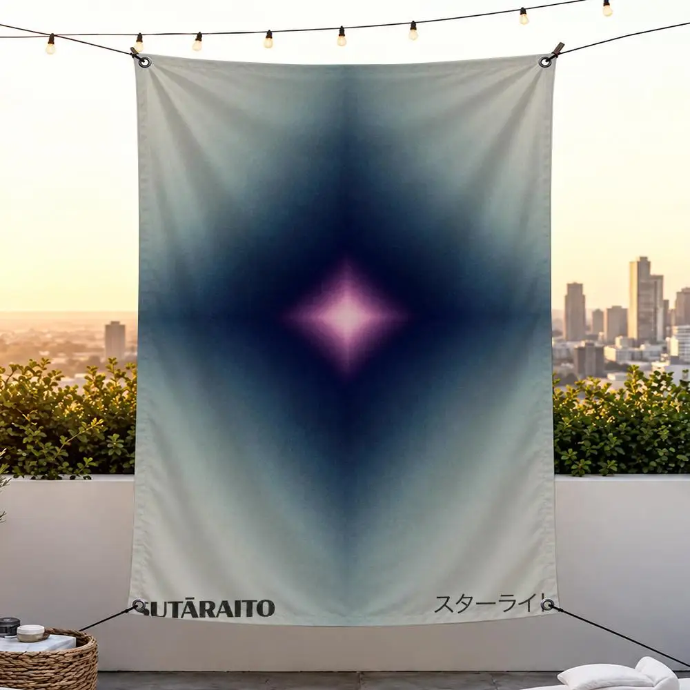 Art H-Henry M Art Japandi Style Flags Vertical Wall Hanging for Bedroom Dorm Living Room Party Camping Gift Decoration