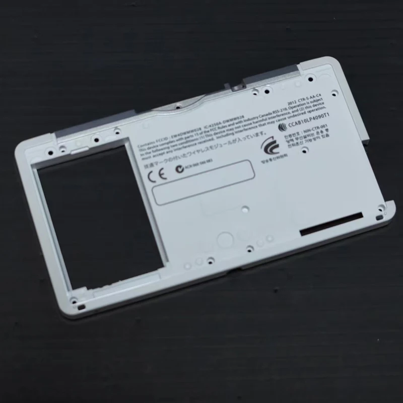 ใหม่ด้านในด้านล่างฝาครอบด้านหลังแบตเตอรี่กลางสําหรับเก่า 3DS คอนโซลสีแดงสีขาวสีดําสีม่วงสีฟ้า