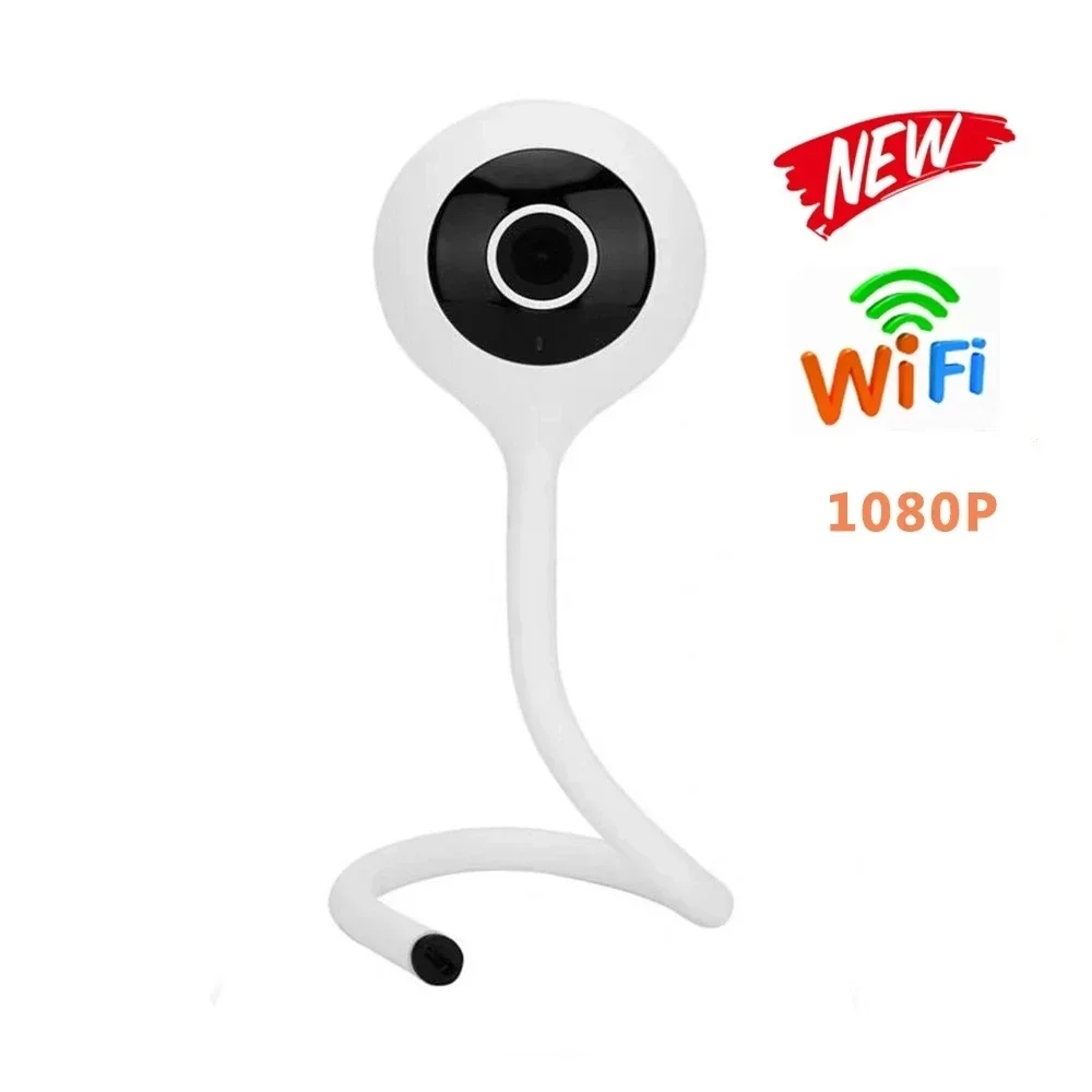 Smarthome-Mini caméra de surveillance IP sans fil Tuya Baby Monitor HD, caméra de sécurité, surveillance CCTV, WiFi, température, humidité