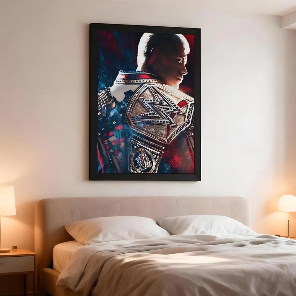 athlete wrestling C-Cody Rhodes Poster Artistic Instant Peel-Off Wall Decor Atmosphere Setter for Bedside & Shared Room