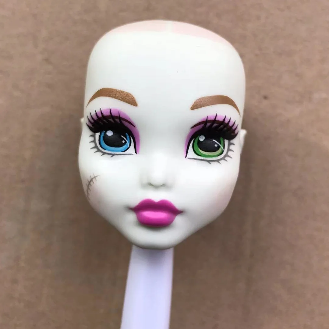 Bewegliches Puppenkörperspielzeug mit mehreren Gelenken, 23 cm Puppenspielzeug, passend für viele Köpfe, Weiß, Grün, Braun, Lila, Monstering High Doll Body, Katzenköpfe