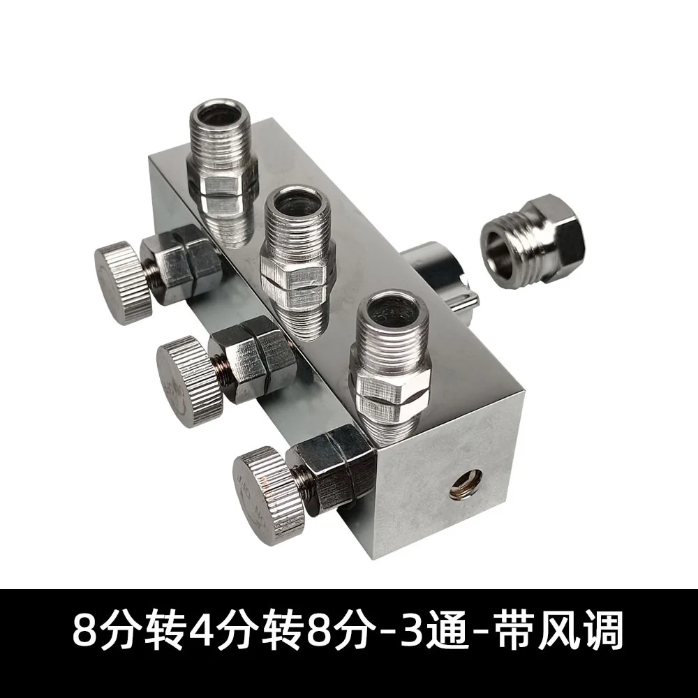 

Model Air Pump Coloring Fountain Pen Pipeline Pneumatic Accessories Quick Connector With Volume Adjustment DIY