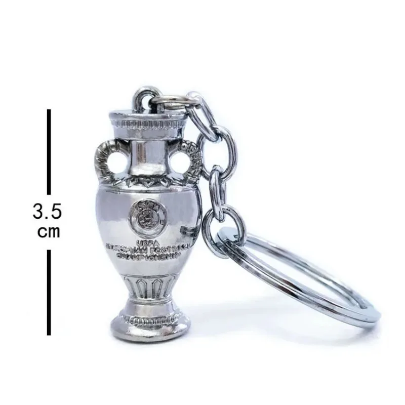 Football Trophy Ornament Fan Metal Solid Keychain Doll Doll Accessories Tabletop Ornaments Pendant Gifts