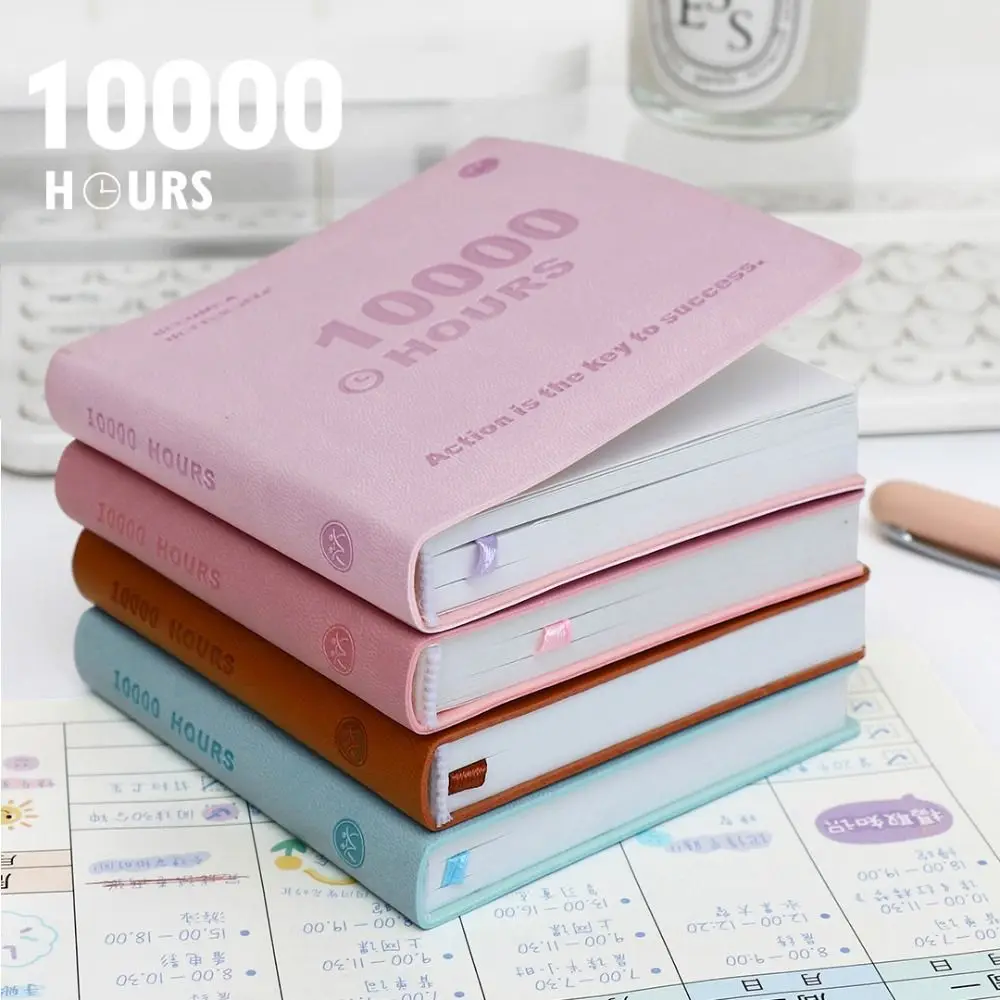 Time Management 10000 Hours Planner Portable Note-Taking Daily Planner Learning Schedule To Do List Notebook Student Stationery