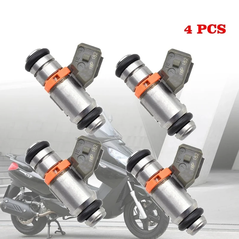 4Pcs/Lot IWP182 Fuel Injector Nozzle PI8732885 For Piaggio Gilera Vespa GTS250 300 IWP 182 Engine Injector