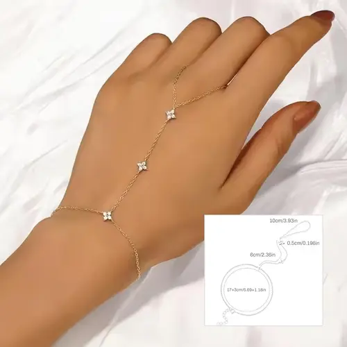 OXTAO Certified Moissanite Lucky Four-leaf Necklaces Earrings Bracelet for Women 100% S925 Silver Jewelry Accessory Sets - Image 12
