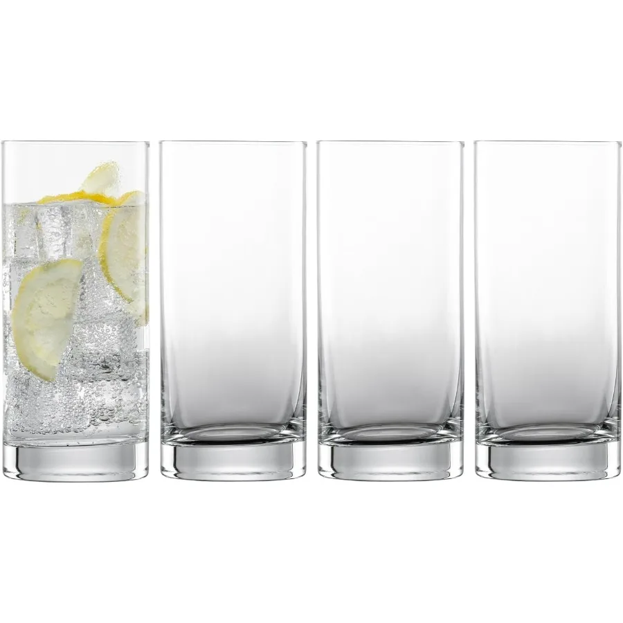 

Paris Iceberg Длинные стаканы для напитков 16,5 унций Набор из 6 стаканов для питья для длинных напитков Хрустальные стаканы Tritan, которые можно мыть в посудомоечной машине