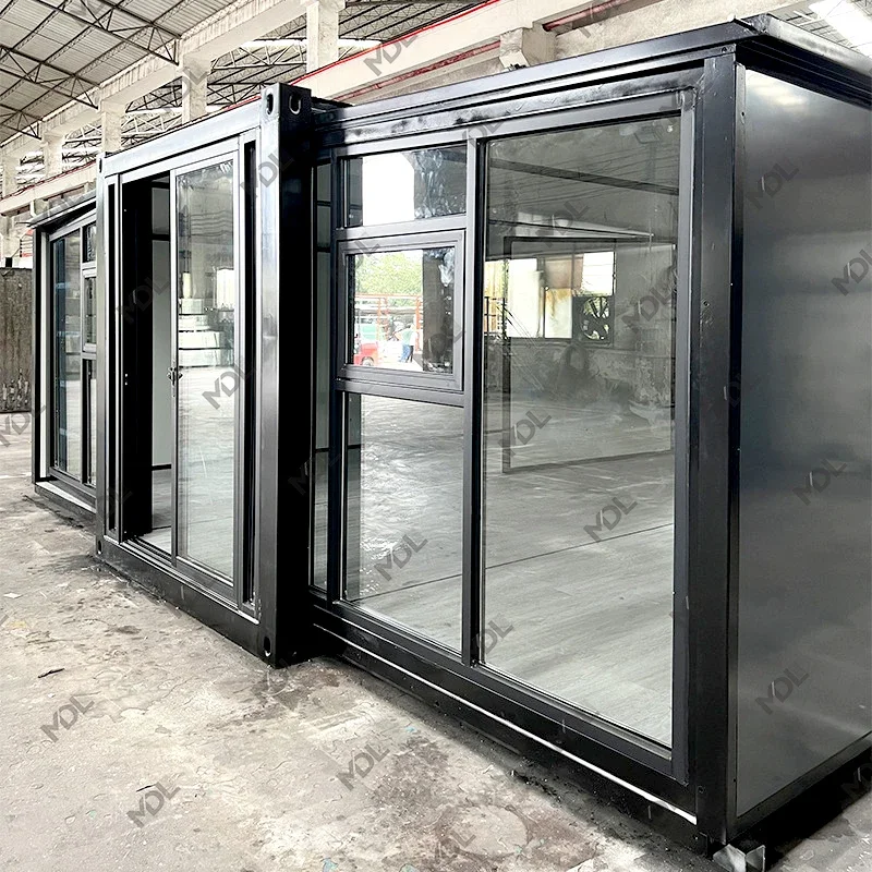 Quick Assembly Butterfly Container House Large Space Expandable 3 Bedroom Container House