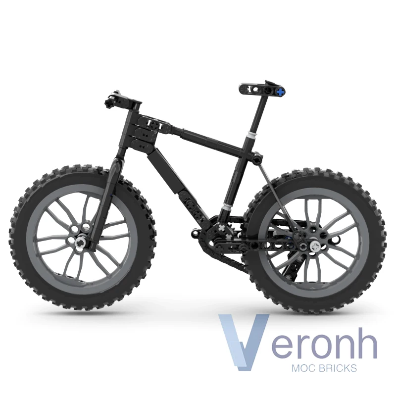 Technology Mountain Bike Model Set MOC Building Blocks Creative High-Tech Bricks Educational Puzzle Kid Construction Toys Gifts