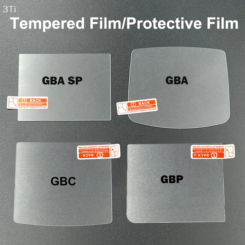 قطعة واحدة لـ GBA SP GBC GBP؛ طبقة حماية زجاجية لشاشة LCD لجهاز Gameboy Advance Game Console Gear.