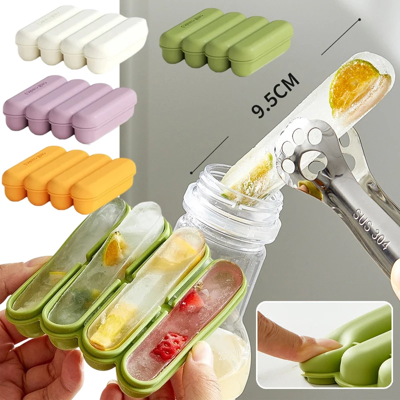 Citrus Juicer Bar - 긴 아이스 스틱 트레이 실리콘 아이스