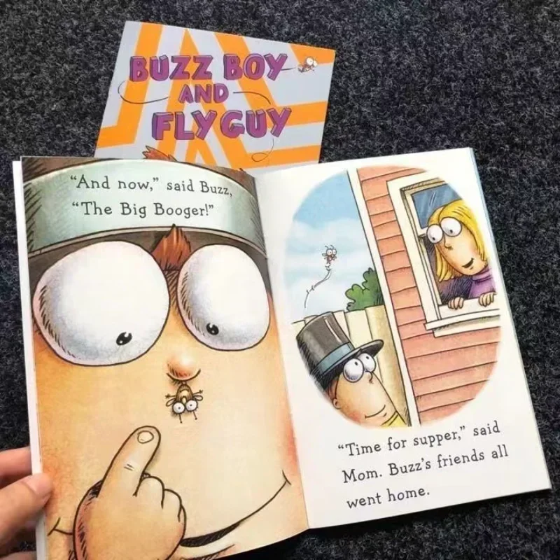 18 libros/juego de libros Usborne en inglés para niños, libros ilustrados para bebés, historia famosa, serie The Fly Guy, libro de cuentos de lectura divertido