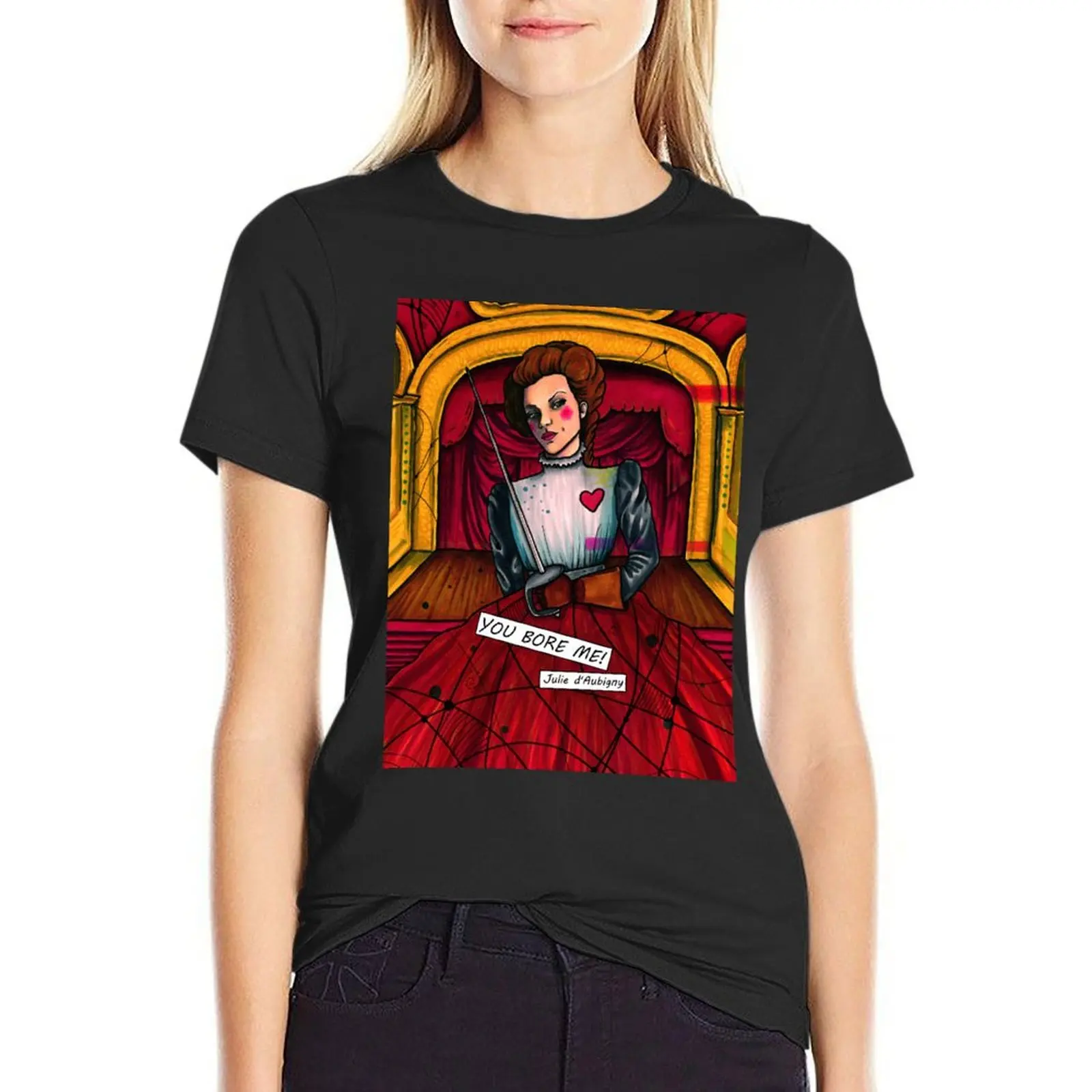 

La Maupin - Julie d'Aubigny T-Shirt customs hippie clothes summer tops t shirt for Women