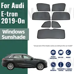 For Audi E-tron Etron 55 quattro GE 2019-2023 2024 Car Sunshade Shield Front Windshield Frame Curtain Rear Side Window Sun Shade