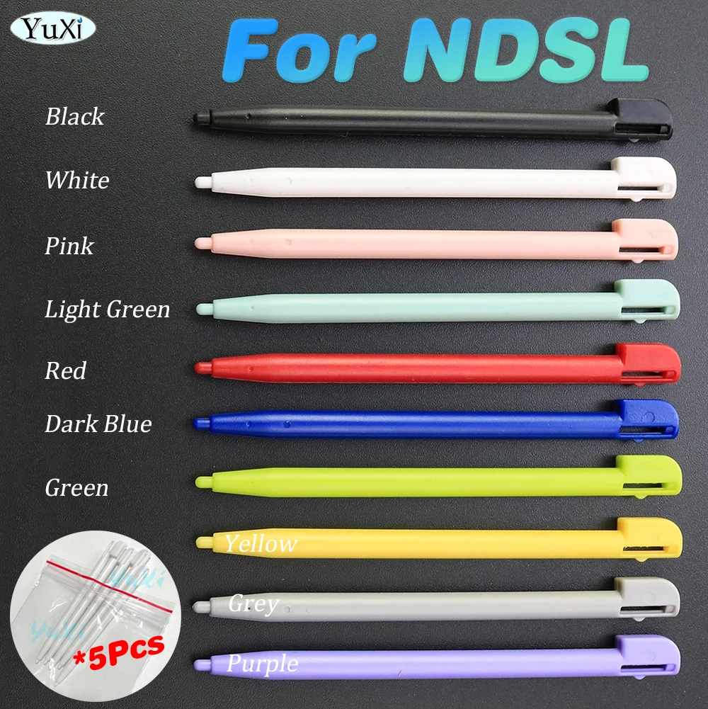 5Pcs For NDSL Touch Stylus Pens Colorful Screen Stylus For Nintend DS Lite NDS Lite 12 Colors DIY Replacement Accessories