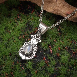 Retro Palace Style Gemstone Necklace Women's Fashion Classic Prom Party Costume Jewelry Accessories Gift