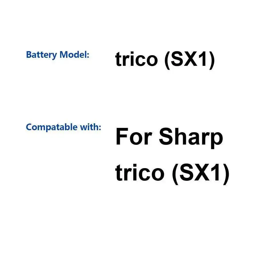 

Reliable Power Supply 3730Mah For Sharp Trico SX1 Stable Mobile Phone Battery