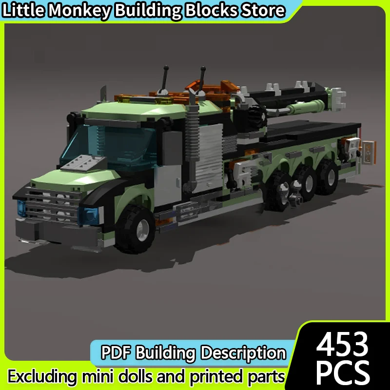 

Конструктор City Car Model MOC: Вращающаяся стреловая инженерная машина, модульная технология, детский праздничный подарок, набор для сборки игрушек