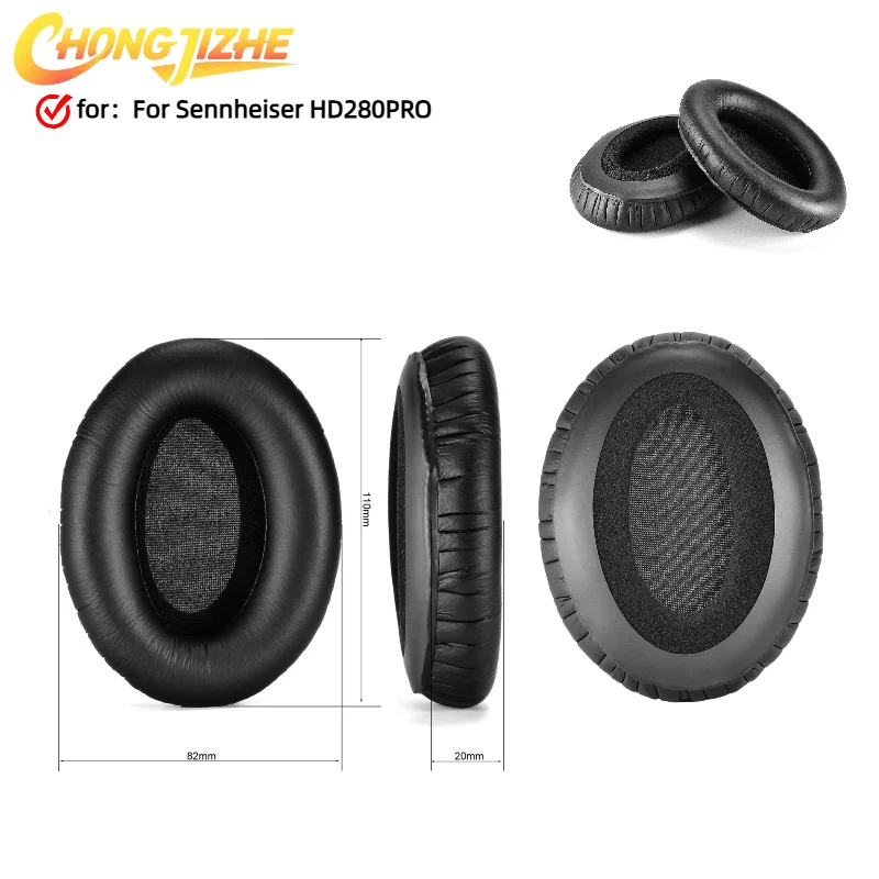 

CHONGJIZHE Replacement Earpads Foam Ear Pads For Sennheiser HD280PRO Headphones Earmuff Earphone Sleeve Headset