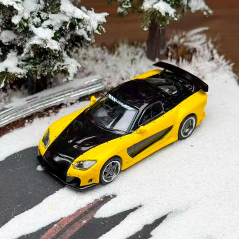 

TW TarmacWorks 1:64 RX-7 VeilSide Fortune7 модель автомобиля из сплава, статическая коллекция, украшенные праздничные подарки, игрушки