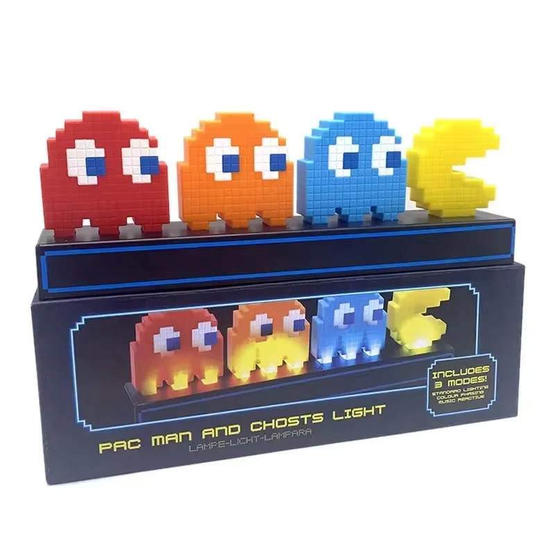 Super Mario Bros Lamp Super Star Light Pixel Light Game ricarica lampada da tavolo luce compleanno regali di natale