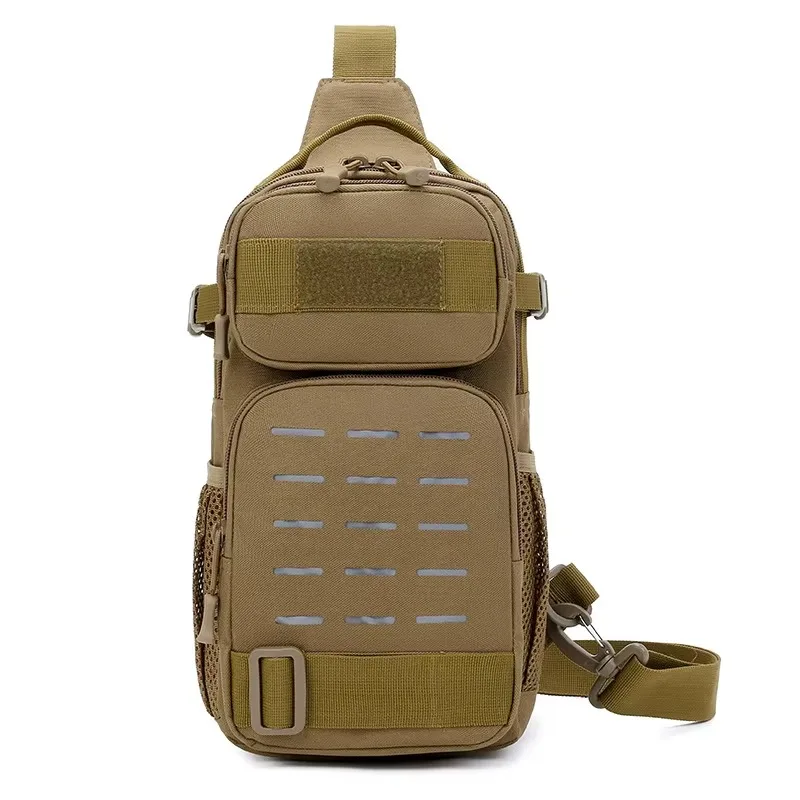 Tactical Fishing Lure Chest Bag Backpack Accessories Outdoor Camping Hiking Bag with Rod Holder Men Molle Fishing Hunting Bags