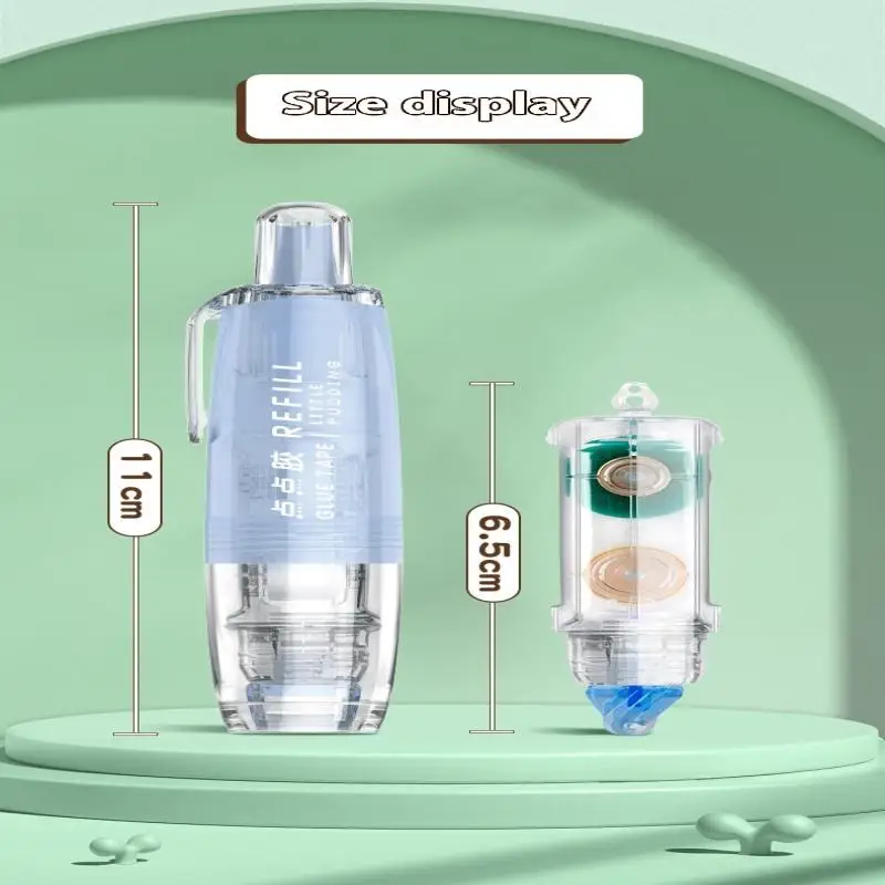 Press-On Dots Glue Roller Double Sided Tape Pen 5m Refillable Adhesive For Scrapbooking DIY Correction Tape Office Supplies