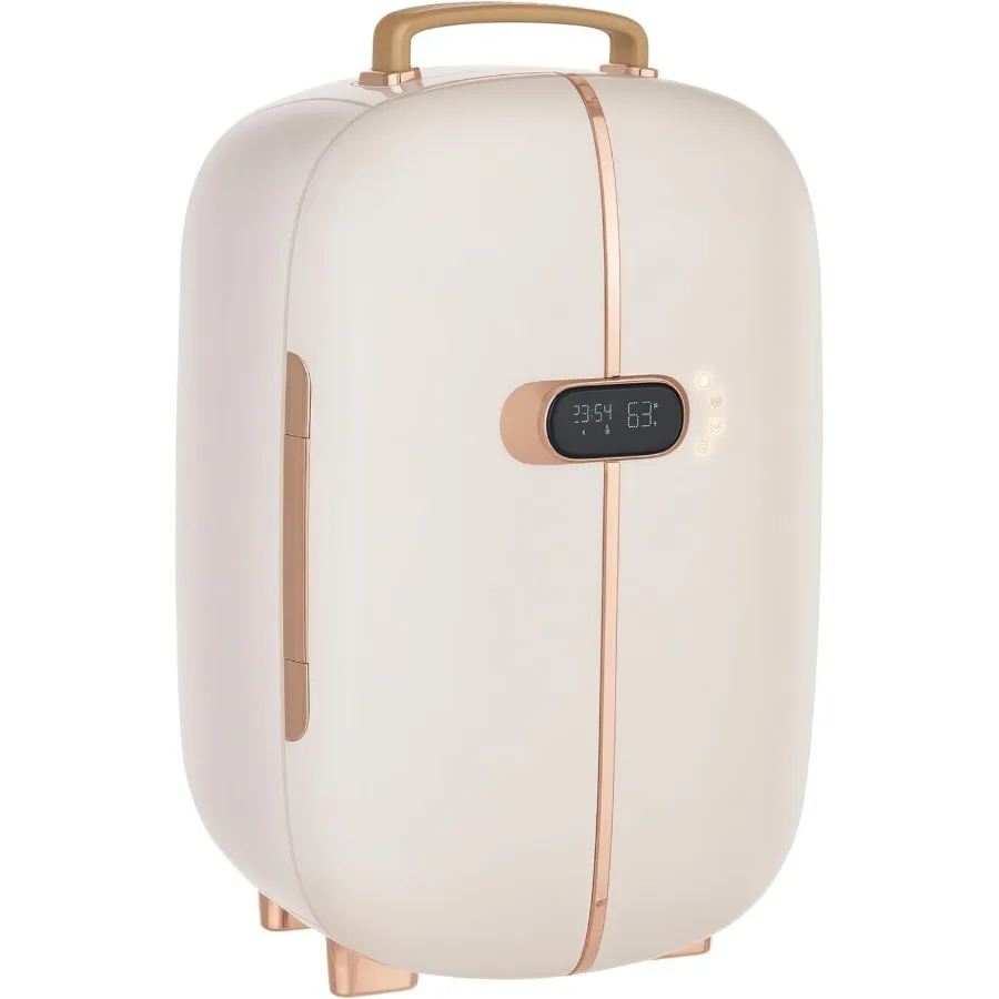 

Portable Skincare Fridge with LED Display 12L Mini Fridge for Beauty Makeup and Cosmetics Small Refrigerator Cooler for Bedroom