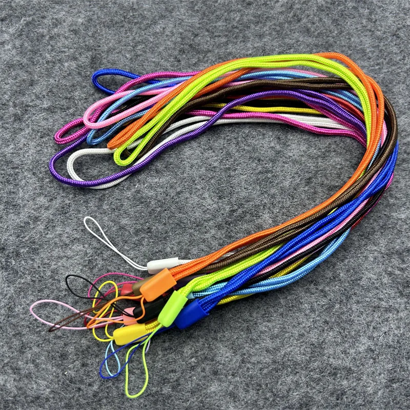 40pcs Lanyard Mixed Colors Badge Holder Cards Neck Strap Landyards Work Bus Card Rope Business Exhibit Office Strap Neck Hang