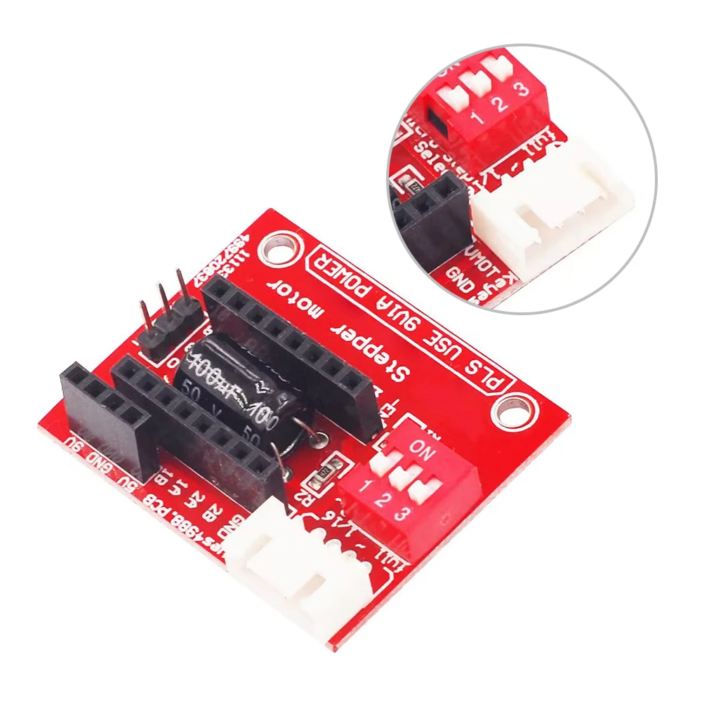 3D Printer Stepstick Drv8825 Stepper Motor Driver Power Supply 4 PCB Board Replace A4988 For 3D Printer Parts Ramps for Arduino