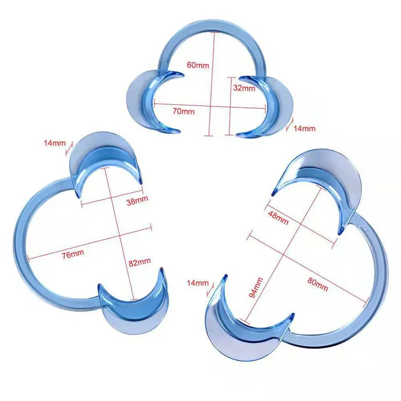 20/10 Cái C Hình Miệng Dụng Cụ Mở Cheek Retractor Giãn Nở Intraoral Đầm Xòe Môi Dụng Cụ Mở Nha Khoa Chỉnh Nha Công Cụ Răng làm Trắng Da