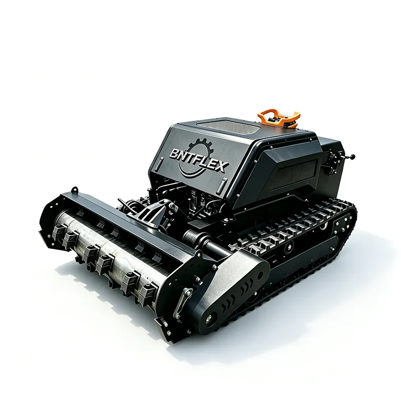 BNTFLEX Remote Control Crawler Diesel Brush Cutter, Intelligent Tracked Lawn Mower, Garden Orchard Shrub Mulcher, Land Clearing