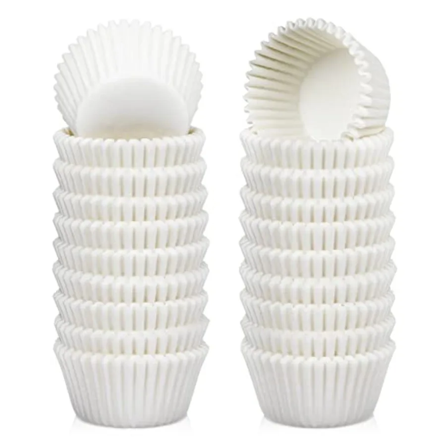 500 Count Mini Cupcake Liners Muffin Liners Greaseproof No Smell Small Cupcake Wrappers Baking Cups
