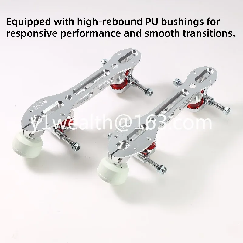 High Quality CNC Aluminum Plates Quad Roller Skates Speed Derby Chasis Super Figure Skating Frames