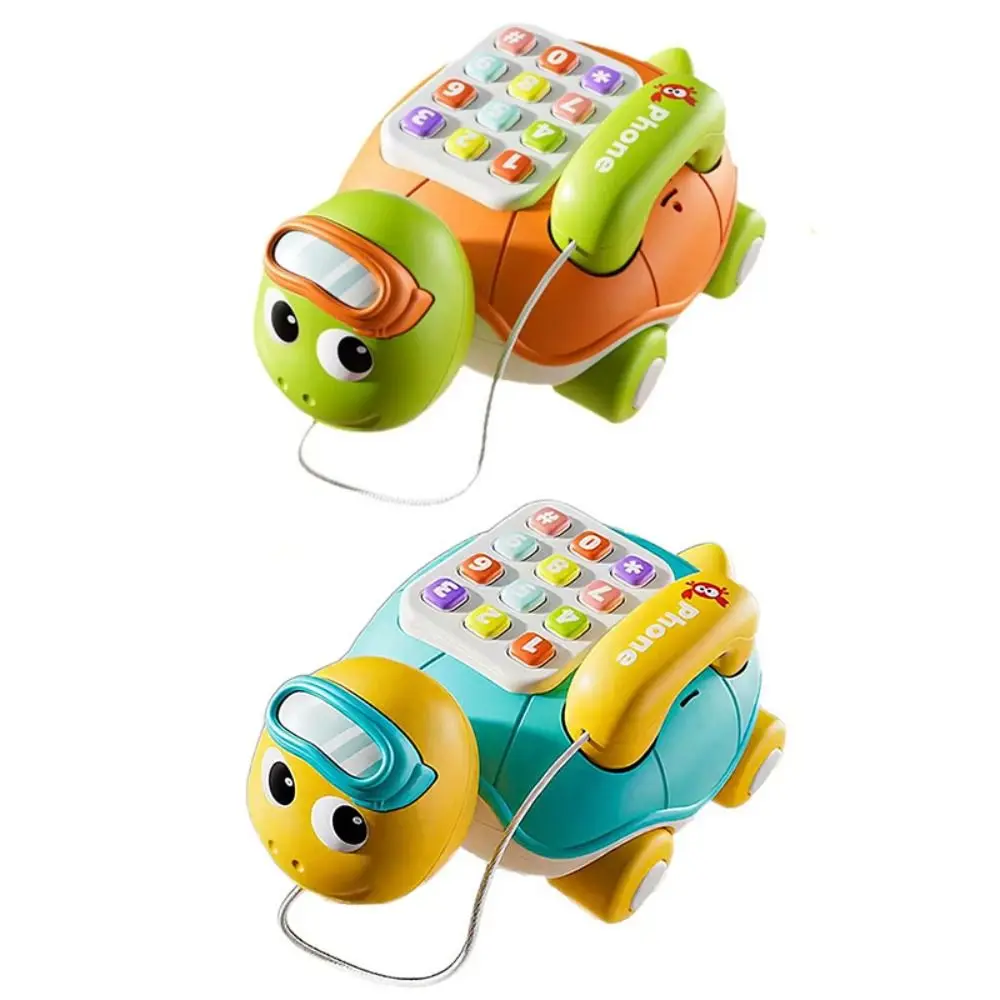 Abs tartaruga musical rastejando brinquedos do bebê música quebra-cabeça de voz bebê piano música luz simulação multifuncional