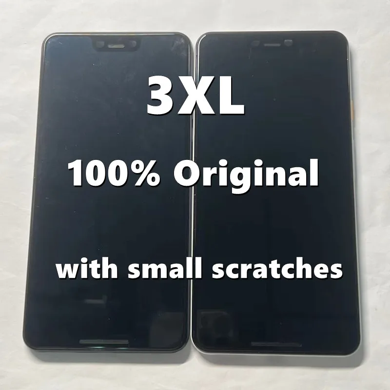 100% Original Used Screen For Google Pixel 3XL LCD Display Touch Digitizer Screen For Google Pixel 3 XL LCD Screen Replacement