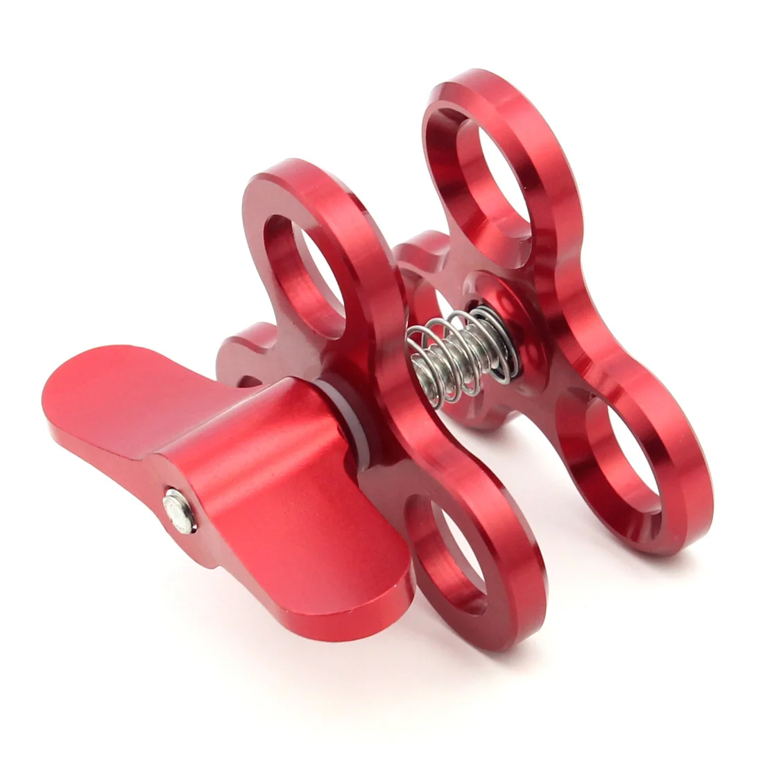 Dreifach-Schmetterlings clip 1 "Kugelkopf-Befestigungs halterung für Gopro 13 Insta360 x4 Tauch schale Ring Licht kugel klemme Stativ kugel adapter – Detail 9