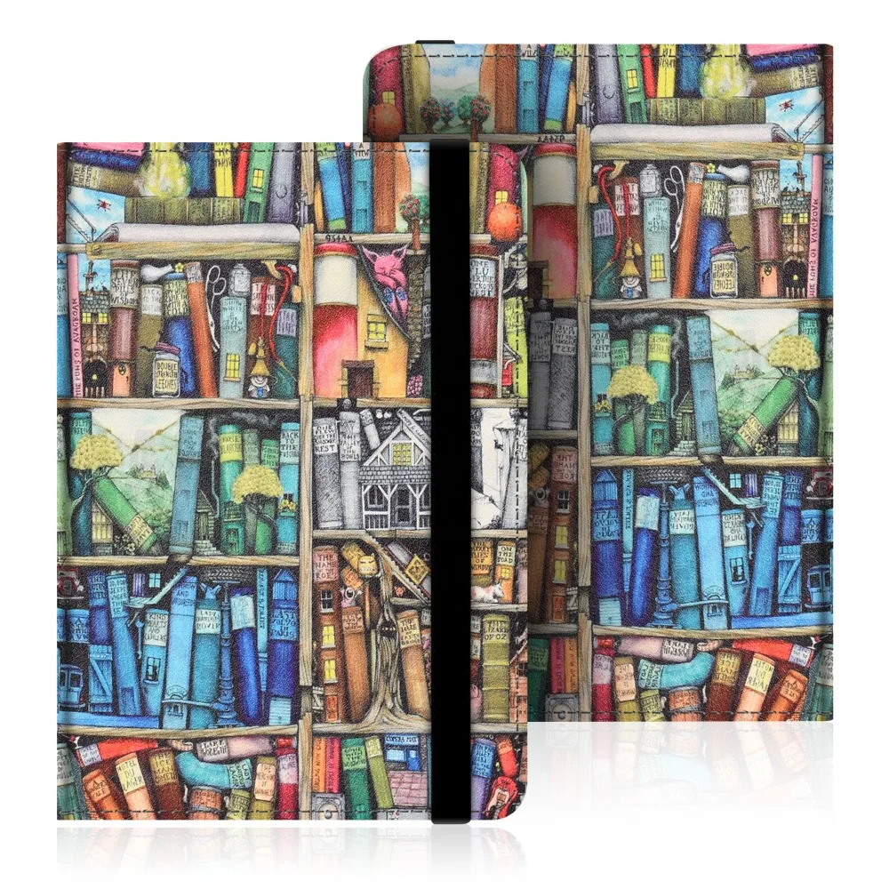 Handstütze 6 Zoll E-Reader-Hülle aus PU-Leder, bunte universelle Schutzhülle für Boox/Kobo/Kindle 10/11/12. Generation 2024