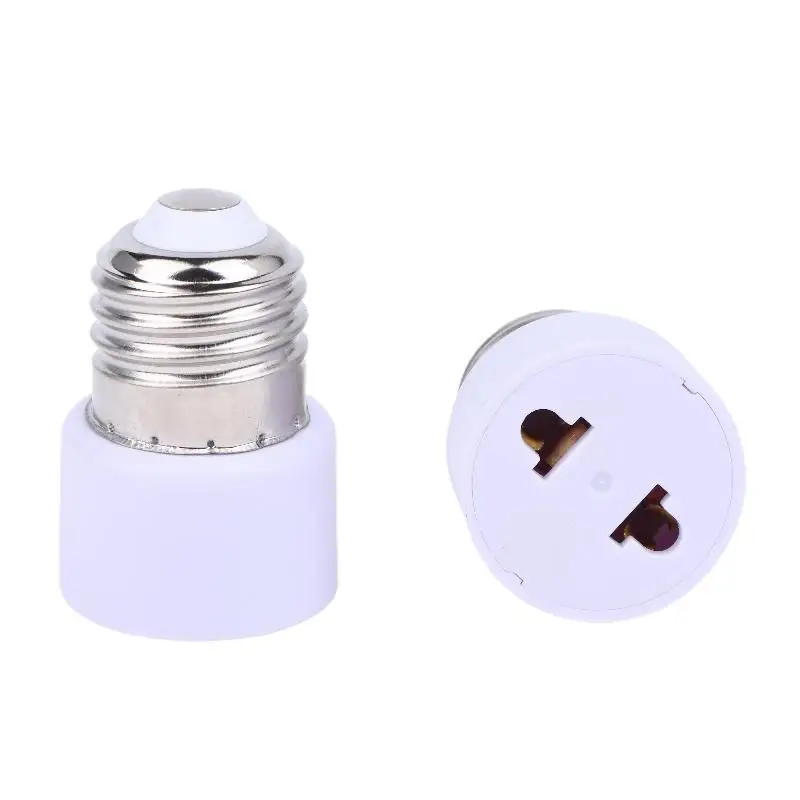 New-Lamp Socket US/EU Without Light Practical White E27 Plug Bulb Holder Light Fixture Bulb Base Adapter DIY Accessories