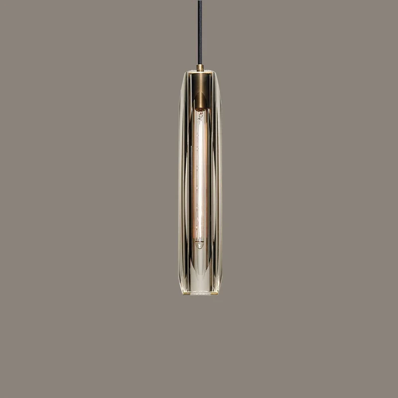 Imagem -06 - Postmodern All-cobre Luz Pingente Luxo Cristal Quarto Cabeceira Sala de Estar Jantar Mesa Único Cabeça Pendant Lamp