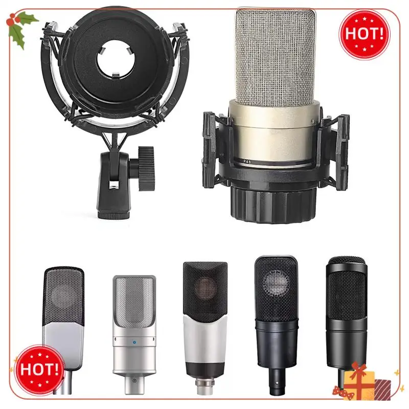 Durable-Microphone Shock Mount For Takstar PC-K220 Broadcast Clip Studio Recording Mic Holder Spider Condenser