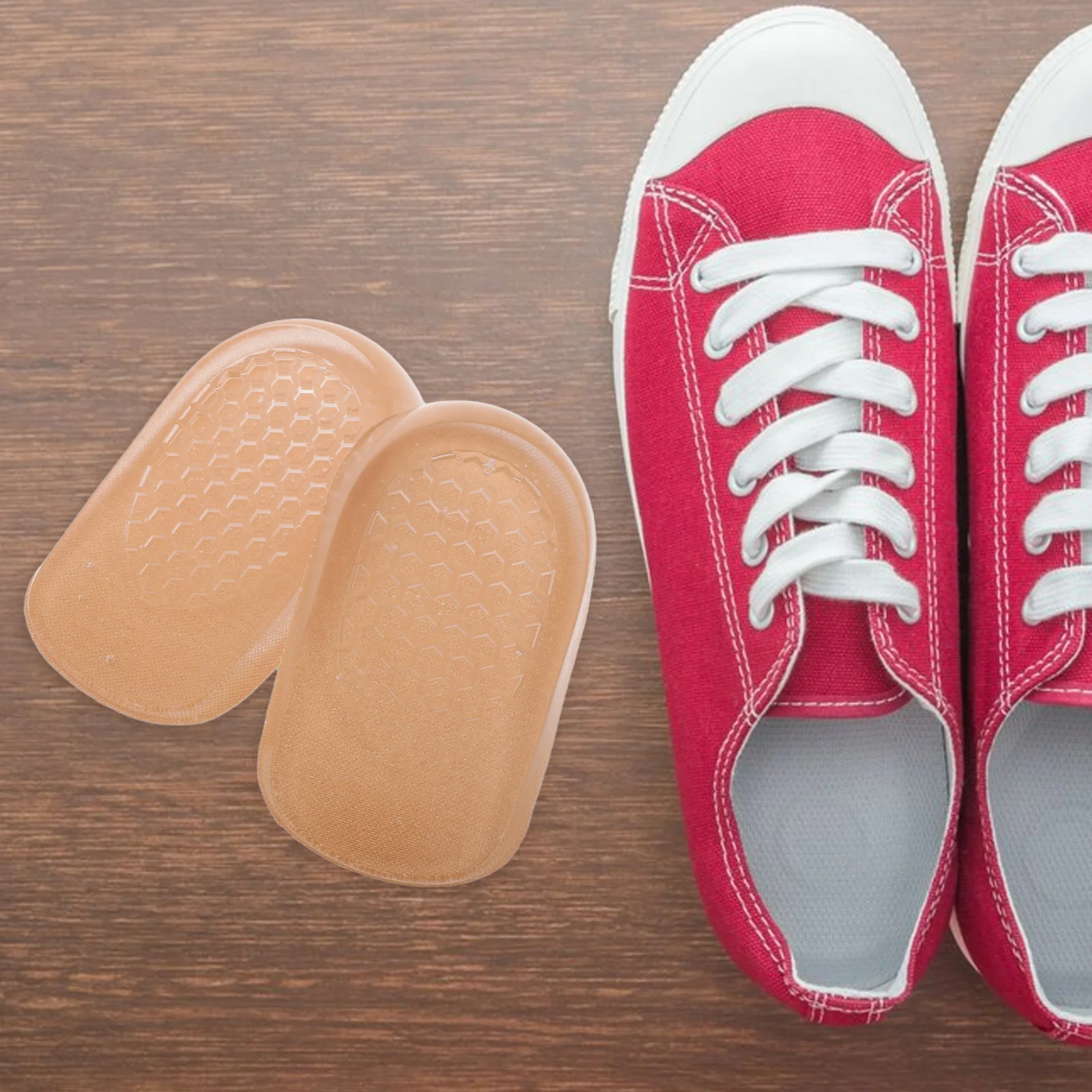 1 زوج غير مرئية الارتفاع زيادة النعال لينة سيليكون جل كعب رفع إدراج للرجال النساء حذاء الارتفاع الداعم مريحة تناسب #3