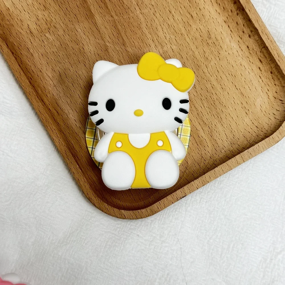 لطيف الكرتون سانريو مرحبا كيتي حامل مغناطيسي قبضة توك Griptok حامل هاتف حامل دعم آيفون سامسونج Magsafe الذكية توك #6