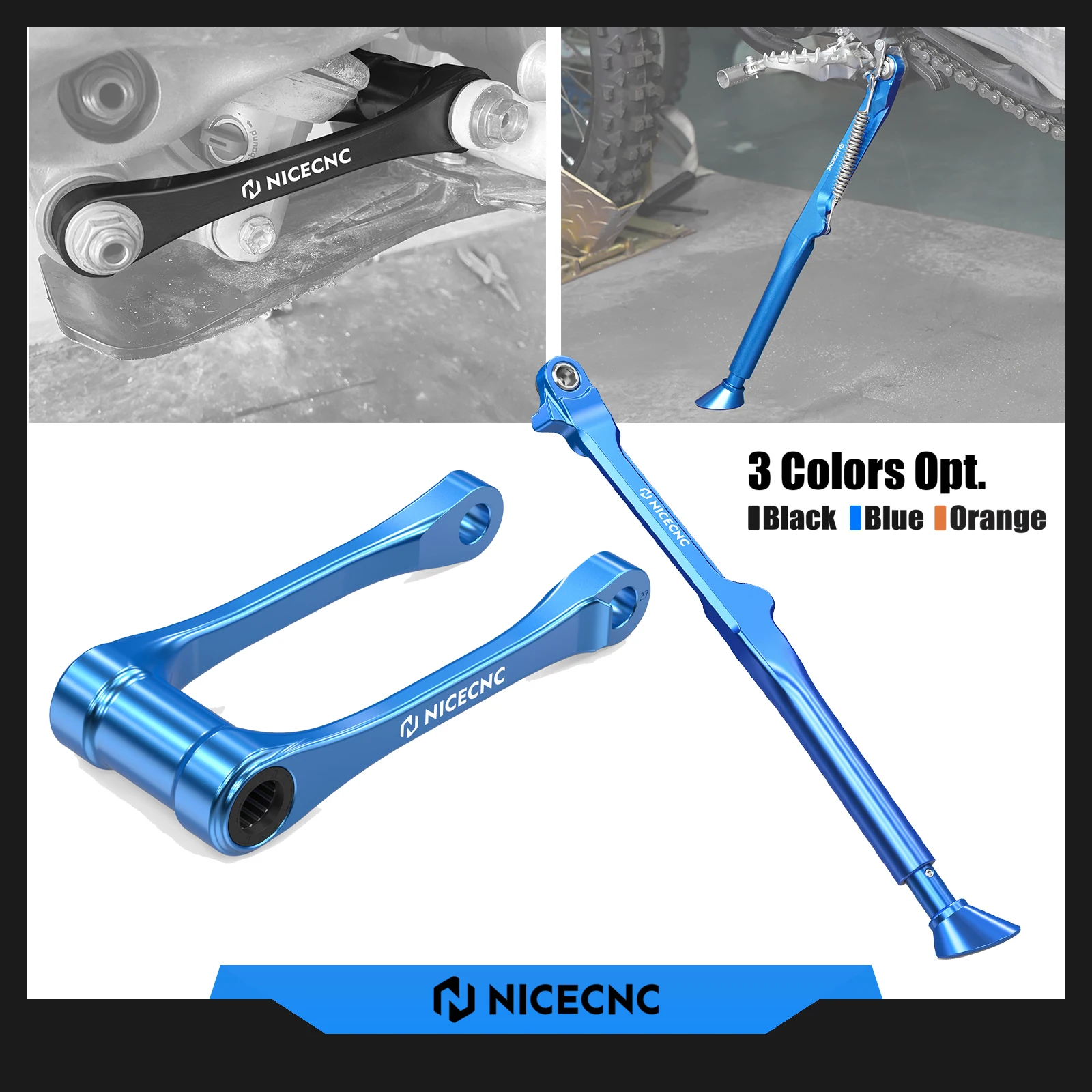 2025 لـ Husqvarna TE 300 TE 250 150 125 TX 300 FE 501 FX 450 350 250 FE وصلة خفض الربط 1 "1.5" مجموعة مسنده قابلة للتعديل