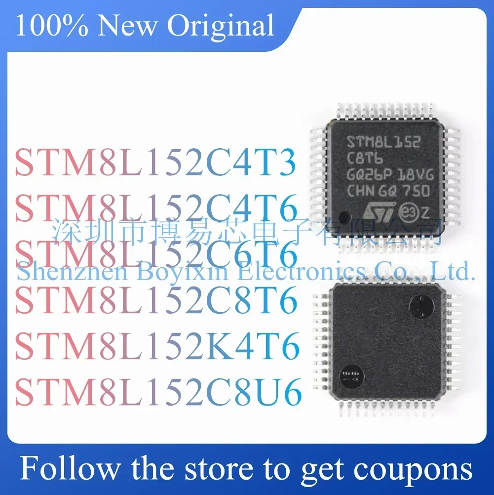 

NEW STM8L152C4T3 STM8L152C4T6 STM8L152C6T6 STM8L152C8T6 STM8L152K4T6 STM8L152C8U6 Original Product