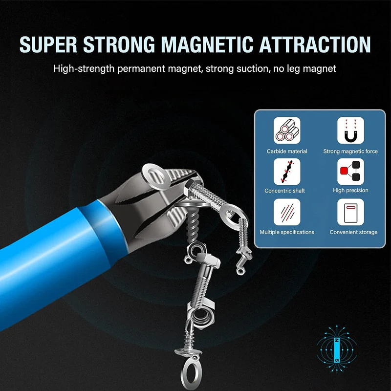 Magnetic Anti-Slip Screwdriver Bits 1/4" Hex Shank PH2 Phillips Screw Bits 25-150mm for Electric Drill Bit Set Repair Tool Kit