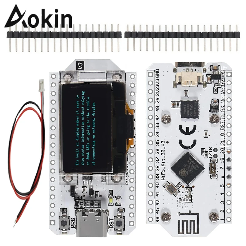 SX1276 ESP32 LoRa 868MHz-915MHz 0.96 بوصة شاشة OLED زرقاء بلوتوث WIFI Kit 32 لوحة تطوير