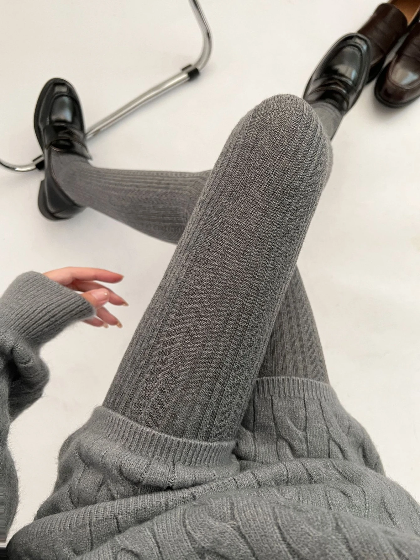 Autumn Solid Color Women's Leggings Natural Waist Ankle Slim Casual Basic Comfortable Trousers