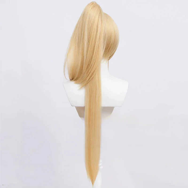 Game Goddess of Victory: Nikke Rupee Cosplay Wig Women Long Blonde Synthetic Hair Halloween Role Play Party Carnival Wigs Prop