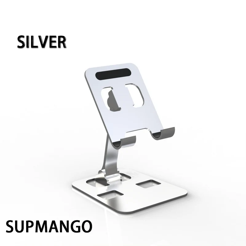 Universal Foldable Phone Holder Ferroalloy Adjustable Desktop Bracket For IPhone Xiaomi Huawei Tablets Portable Cell Phone Stand_voghion.com